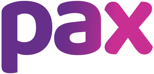 PAX logo - full colour wordmark